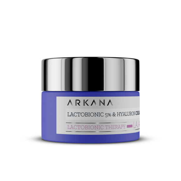 Lactobionic 5% & Hyaluron Cream - увлажняющий крем с лактобиновой и гиалуроновой кислотами, 50мл Lactobionic 5% & Hyaluron Cream - увлажняющий крем с лактобиновой и гиалуроновой кислотами, 50мл