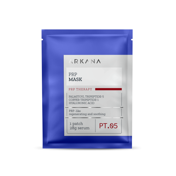PRP Mask - омолаживающая тканевая маска с эффектом плазмолифтинга, 1шт.